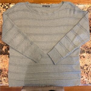 SHEIN Women's Knit Sweater in Dusty Teal Large